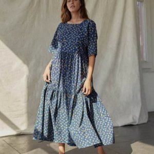 Christy Dawn Theo Dress - Navy Poppy S